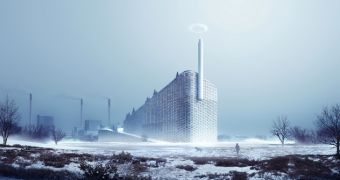 Trash incinerator in Copenhagen will soon accommodate a winter wonderland on its roof