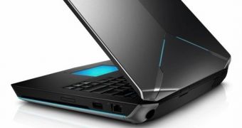 Dell Alienware gaming notebook