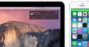 OS X Yosemite Phone function