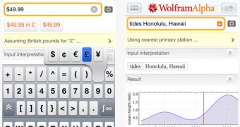 Wolfram|Alpha screenshots