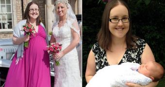 Bridesmaid attends sister's wedding despite being in labor