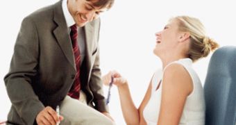 Women can use flirting at the workplace to negotiate objectives, says study