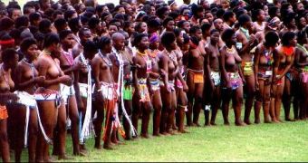 The annual Umhlanga ("Reed Dance") from Swaziland
