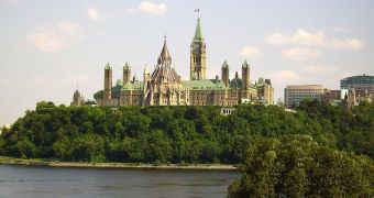 Parliament Hill in Canada's capital, Ottawa