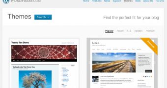 The new WordPress.com Theme Showcase