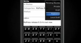 WordPress for BlackBerry App comes in beta