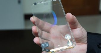 Transparent smartphone