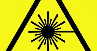 Laser radiation warning