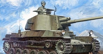 Japanese Chi-Nu Kai medium tank