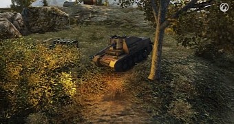 Hidden tank destroyer