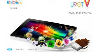 Cube's “Retina” U9GT5 9.7” Android 4.1 Tablet
