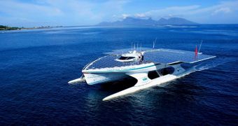 World's largest solar-powered boat readies to travel across the Atlantic