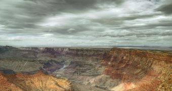 A view of the Grand Canyon in the US