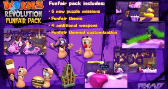 Worms Revolution Funfair Pack DLC Is Out Tomorrow, October 24