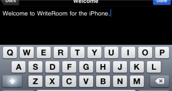 WriteRoom User Interface