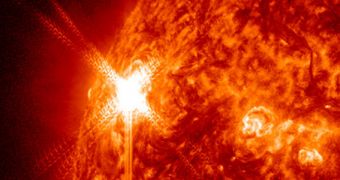 This is the X1.9-class solar flare that occurred on November 3