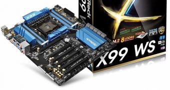 X99 WS, an ASRock Haswell-E Motherboard with Platinum Capacitors