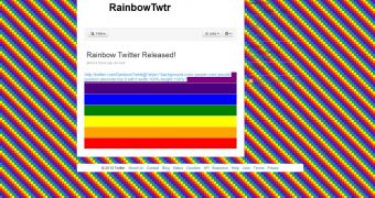 Rainbow tweets