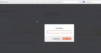 XSS Risk Found in Links to New York Times Articles Prior to 2013