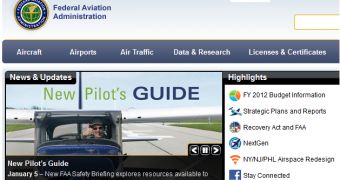 FAA fixed an authentication vulnerability that existed in their site