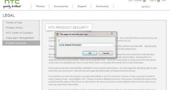 XSS and Cookie Handling Vulnerabilities Identified on HTC Website