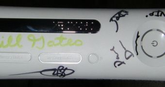 The Gates-signed Xbox 360