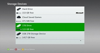Xbox 360 Gets Support for 2TB Hard Drives Soon, Feature Now Live for Preview Testers