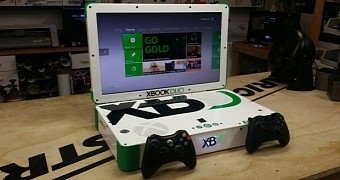 Xbox 360 and Xbox One Come Together in the Massive Xbook Duo Laptop