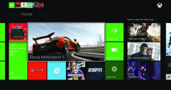 The Xbox One's dashboard