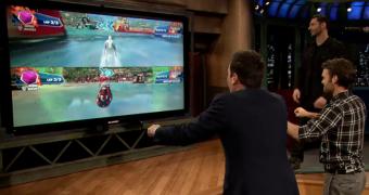 Fallon played Kinect Sports Rivals on Xbox One