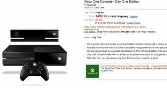 The Xbox One listing on Amazon