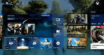Transparent tiles on Xbox One dashboard