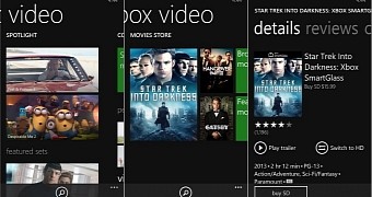 Xbox Video for Windows Phone (screenshots)