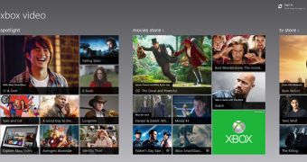 This is what Xbox Video looks like in Windows 8