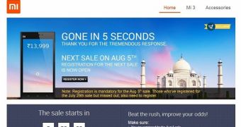 Xiaomi Will Sell 15,000 Xiaomi Mi3 Units in India on August 5