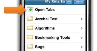 Xmarks tab sync on the iPhone