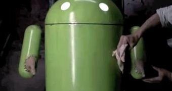 Android 'thumbable' toy