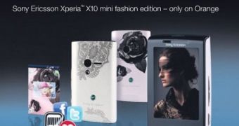 Xperia X10 mini Fashion Edition, X8 Black Emerge