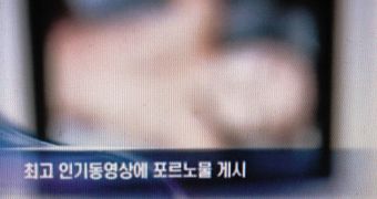 The video posted on Yahoo  Korea