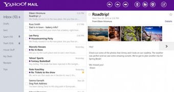 Yahoo Mail for Windows 8 has received several fixes