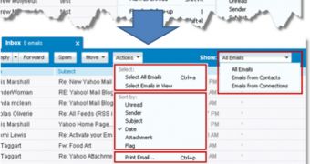 Yahoo Mail menu bar changes