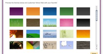 There are over 50 Yahoo Mail themes now