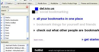 The Del.icio.us Bookmarks extension