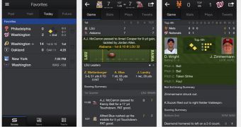 Yahoo! Sports screenshots