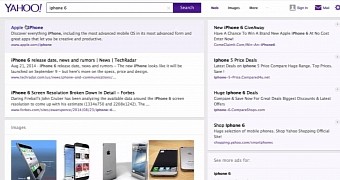 Yahoo's new Search interface