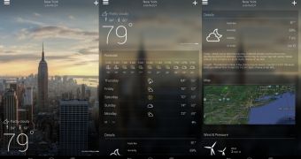 Yahoo! Weather for Android (screenshots)