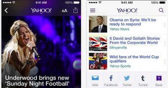 Yahoo iPhone app