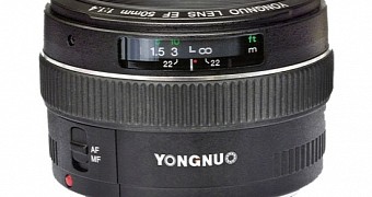 Yongnuo 50mm f/1.4 lens