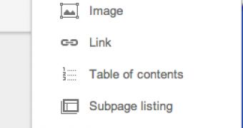The +1 button is available to Google Sites users