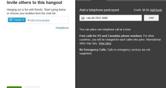 Phone calls inside Google+ Hangouts